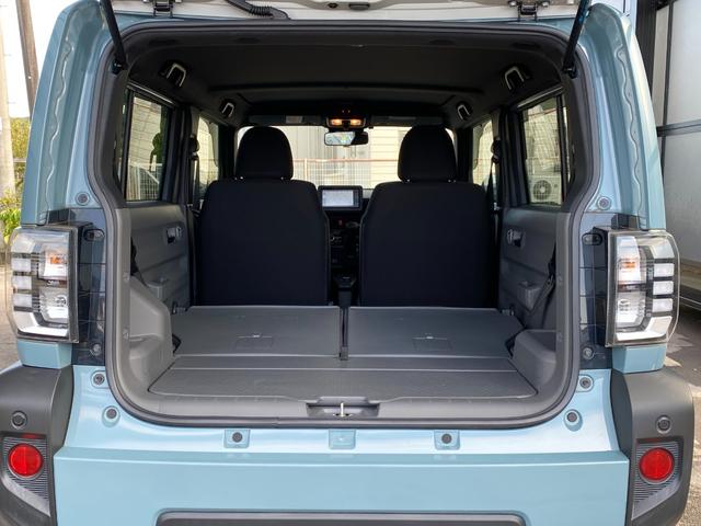 タフト Ｘターボ　４ＷＤ　バックカメラ　ナビ　ＴＶ　クリアランスソナー　レーンアシスト　衝突被害軽減システム　オートライト　ＬＥＤヘッドランプ　スマートキー　アイドリングストップ　電動格納ミラー　シートヒーター　ターボ（51枚目）