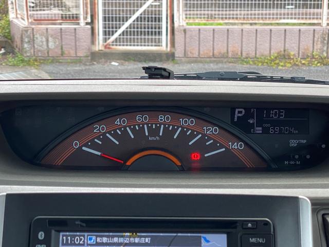 タント Ｘ　ＳＡ　ＥＴＣ　バックカメラ　両側スライド・片側電動　ナビ　ＴＶ　衝突被害軽減システム　オートライト　スマートキー　アイドリングストップ　電動格納ミラー　ベンチシート　ＣＶＴ　盗難防止システム　ＡＢＳ　ＥＳＣ（4枚目）