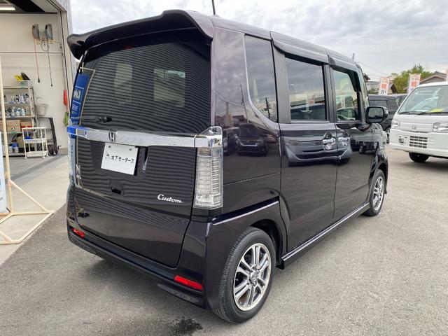 Ｎ－ＢＯＸカスタム Ｇ・Ｌパッケージ　バックカメラ　両側スライド・片側電動　ナビ　ＴＶ　衝突被害軽減システム　オートライト　ＨＩＤ　スマートキー　アイドリングストップ　電動格納ミラー　ベンチシート　ＣＶＴ　盗難防止システム　ＡＢＳ　ＥＳＣ（49枚目）