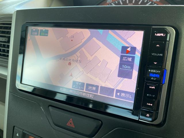 タント Ｘターボ　ＳＡ　ＥＴＣ　両側スライド・片側電動　ナビ　ＴＶ　衝突被害軽減システム　オートライト　スマートキー　アイドリングストップ　電動格納ミラー　ベンチシート　ＣＶＴ　盗難防止システム　ＡＢＳ　ＥＳＣ　ＣＤ（8枚目）