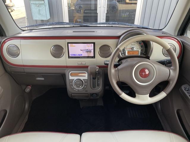 アルトラパンショコラ X ETC バックカメラ ナビ TV オートライト HID スマートキー アイドリングストップ 電動格納ミラー ベンチシート CVT 盗難防止システム ABS 衝突安全ボディ エアコン パワーステアリング(2枚目)