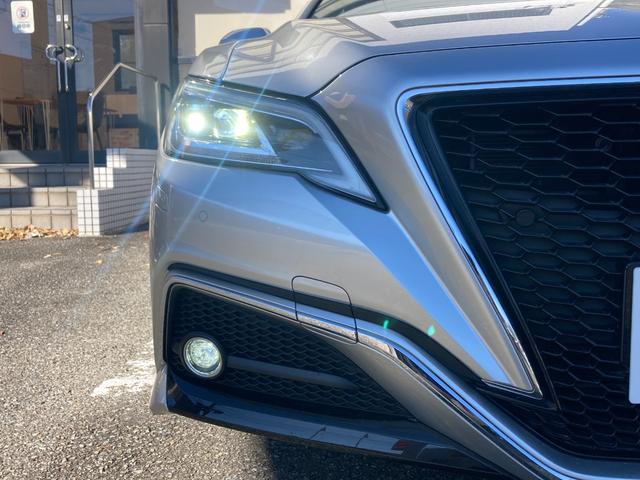 クラウンハイブリッド ＲＳアドバンス　ＥＴＣ　クリアランスソナー　レーンアシスト　オートクルーズコントロール　パークアシスト　衝突被害軽減システム　全周囲カメラ　ナビ　ＴＶ　アルミホイール　オートマチックハイビーム　オートライト（33枚目）