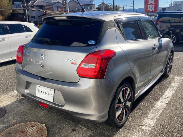 スイフト ＲＳ　ＥＴＣ　全周囲カメラ　ＴＶ　オートクルーズコントロール　レーンアシスト　衝突被害軽減システム　アルミホイール　オートライト　ＬＥＤヘッドランプ　スマートキー　電動格納ミラー　シートヒーター　ＭＴ（46枚目）