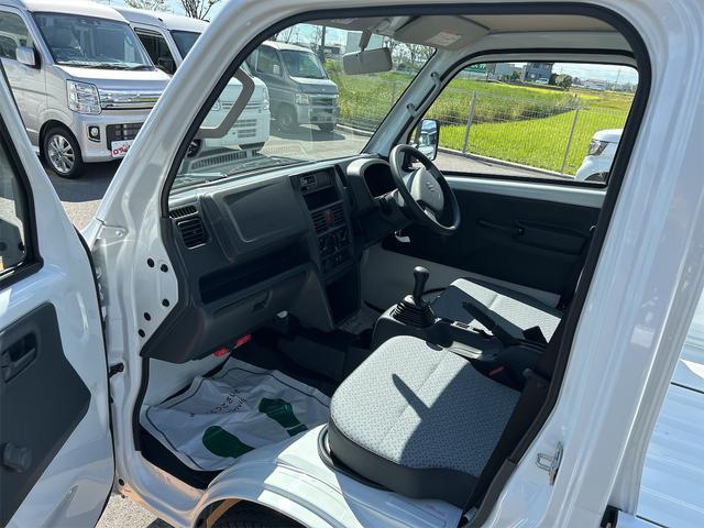KCエアコン・パワステ 4WD 軽トラック 三方開 MT オートライト ESC エアコン 運転席エアバッグ 助手席エアバッグ(12枚目)