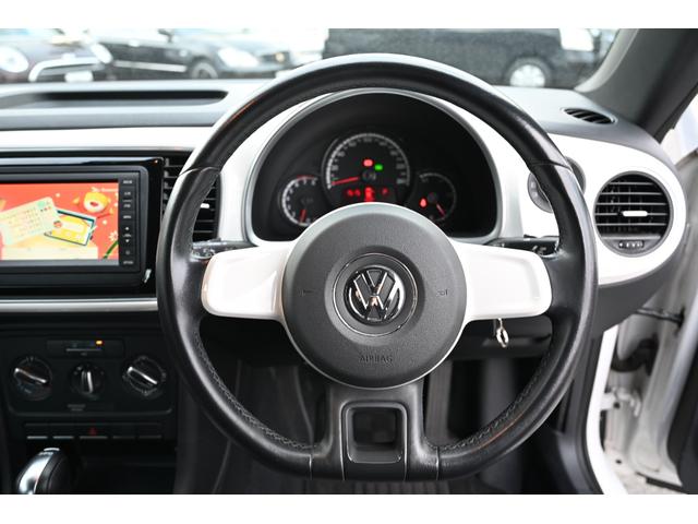 ザ・ビートル デザイン フルセグTV ナビ Bluetooth接続 前後パークセンサー HIDヘッドライト キーレス鍵2個 ETC 禁煙車 クリアランスソナー ターボ 純正アルミホイール 盗難防止装置 障害物センサー(39枚目)