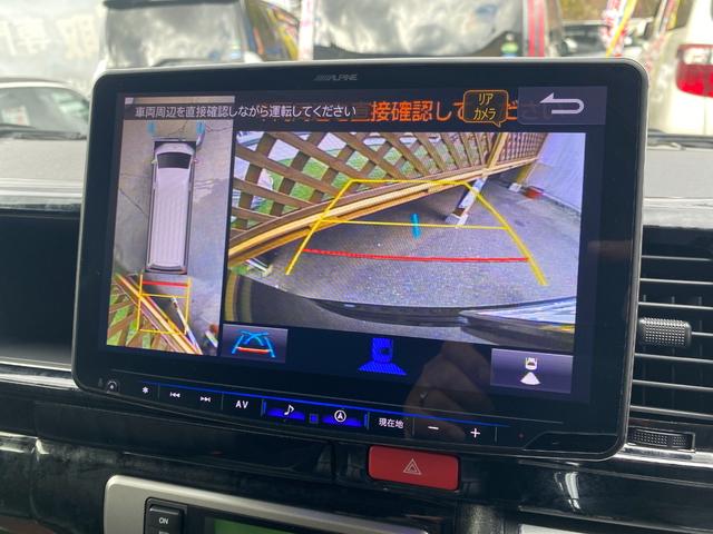 グランドキャビン　モデリスタエアロ　アルパイン大型フリップダウンモニタ－　アルパイン大型ナビフルセグＴＶ全方位モニター　ローダウン　パワースライド　デジタルインナーミラー　ロックケリー１８ＡＷ　リヤ全ガラスフィルム施工(11枚目)