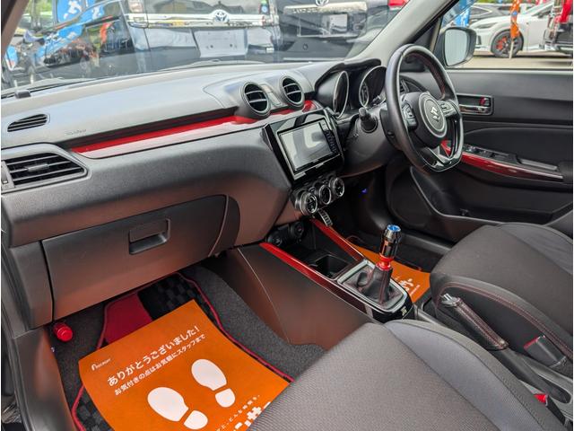 スイフトスポーツ ベースグレード　アドバンレーシング１７ＡＷ　ブリッツ車高調　ＨＫＳマフラー　ナビフルセグＴＶバックカメラブルートゥース　エアクリ　シートヒーター　クルコン　ＴＶキャンセラー　ＬＥＤライト　禁煙車（26枚目）
