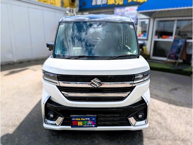 スペーシアカスタム ハイブリッドＸＳターボ　２トーンカラー／ターボ／全方位モニター／大型ナビフルセグＴＶバックカメラブルートゥース／衝突軽減ブレーキサポート／両側パワースライドドア／１オーナー／両席シートヒーター／禁煙車／Ｃセンサー／クルコン／（15枚目）