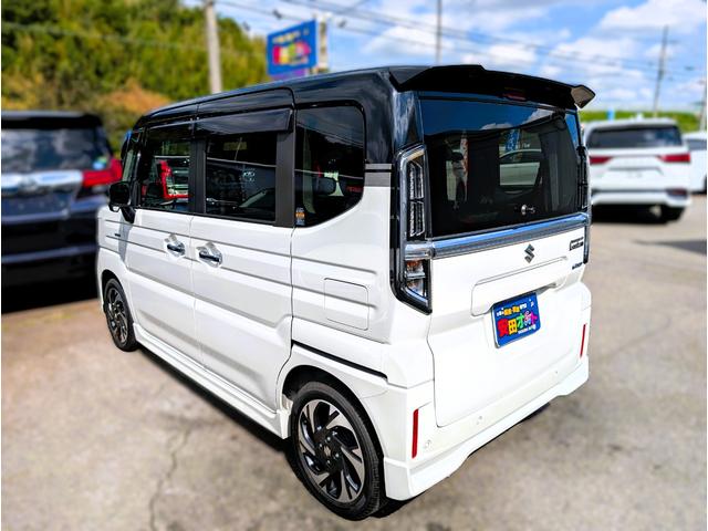スペーシアカスタム ハイブリッドＸＳターボ　２トーンカラー／ターボ／全方位モニター／大型ナビフルセグＴＶバックカメラブルートゥース／衝突軽減ブレーキサポート／両側パワースライドドア／１オーナー／両席シートヒーター／禁煙車／Ｃセンサー／クルコン／（22枚目）