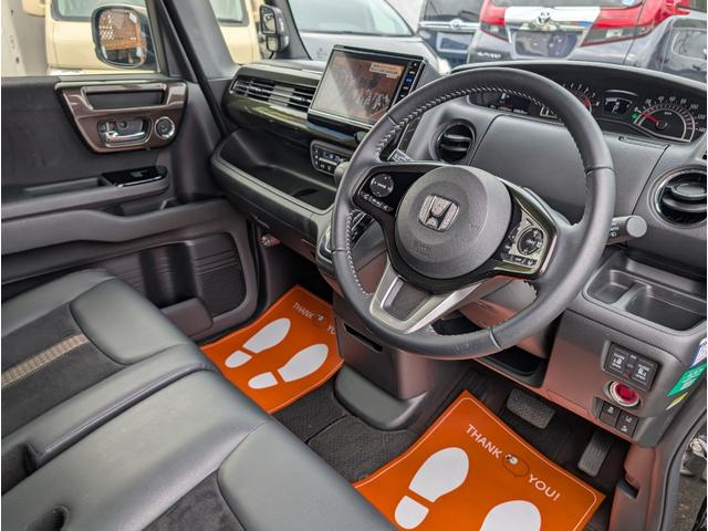 Ｎ－ＢＯＸカスタム Ｇ・Ｌターボホンダセンシング　大型ナビフルセグＴＶ／１オーナー／衝突軽減ブレーキサポート／両側パワースライドドア／ドラレコ／ブラックハーフレザーシート／コーナーセンサー／禁煙車／バックカメラブルートゥース／（21枚目）