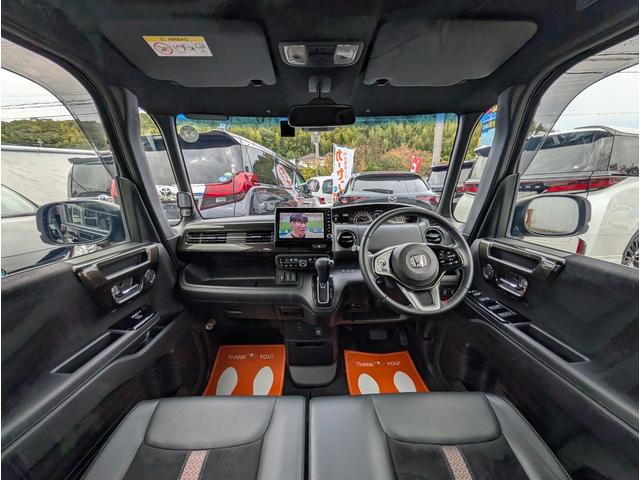 Ｎ－ＢＯＸカスタム Ｇ・Ｌターボホンダセンシング　大型ナビフルセグＴＶ／１オーナー／衝突軽減ブレーキサポート／両側パワースライドドア／ドラレコ／ブラックハーフレザーシート／コーナーセンサー／禁煙車／バックカメラブルートゥース／（22枚目）
