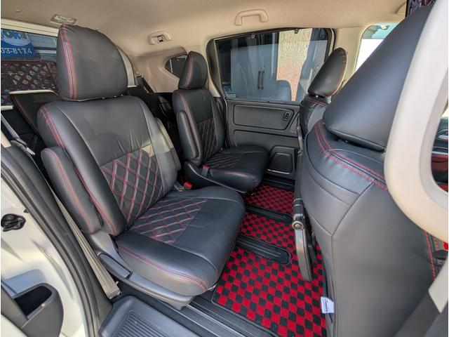 フリード クロスター 天井モニター/大型ナビフルセグTVバックカメラブルートゥース/衝突軽減ブレーキサポート/前後ミラー型ドラレコ/両側パワースライドドア/リヤフィルム施工済み/クラッツィオ黒革調カバー/両席シートヒーター(30枚目)