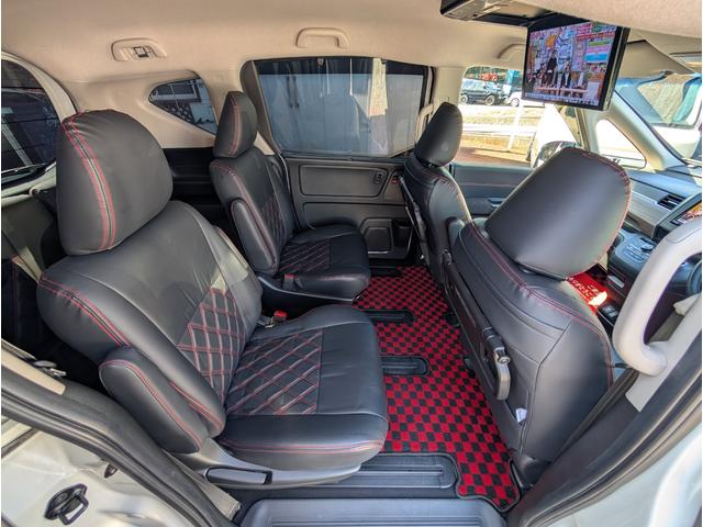 フリード クロスター 天井モニター/大型ナビフルセグTVバックカメラブルートゥース/衝突軽減ブレーキサポート/前後ミラー型ドラレコ/両側パワースライドドア/リヤフィルム施工済み/クラッツィオ黒革調カバー/両席シートヒーター(31枚目)