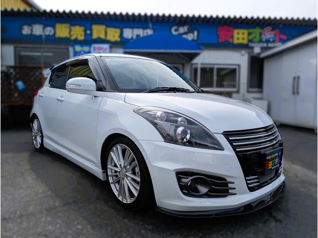 スイフトスポーツ ベースグレード　エアロ　テイン車高調（純正あり）　ＧＲＯＷフロントグリル（純正あり）　モンスタースポーツマフラー（純正あり）　グレッディリヤウイング　３連メーター　ナビフルセグＴＶＢＴ　クルコンパドルシフト　１オーナ（15枚目）