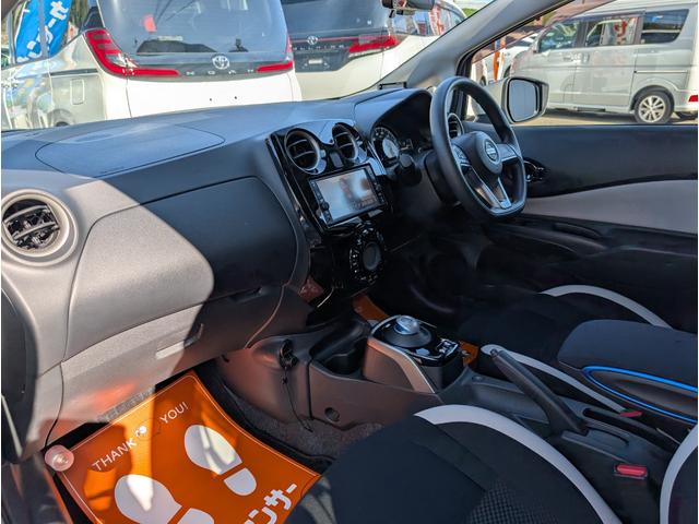 ノート e-パワー X 24年新品タイヤ 全方位モニター デジタルインナーミラー 衝突軽減ブレーキサポート 1オーナー全記録簿禁煙車 ドラレコ ナビフルセグTVバックカメラブルートゥース レーダー Cセンサー 空気圧センサー(27枚目)