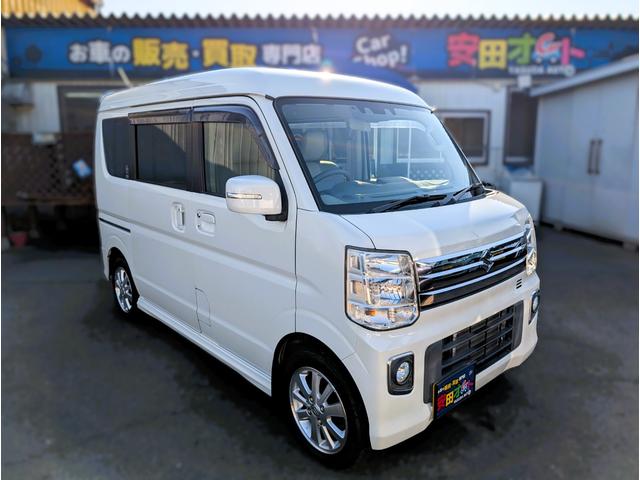 エブリイワゴン ＰＺターボスペシャル　ハイルーフ　両側パワースライド　衝突軽減ブレーキサポート　オートステップ　ナビフルセグＴＶバックカメラブルートゥース　コーナーセンサー　フォグランプ　革調シートカバー　禁煙車　スマートキー（11枚目）