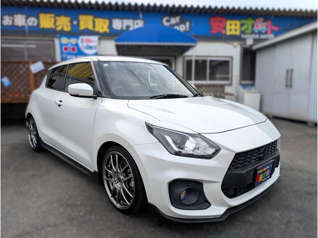 スイフトスポーツ ベースグレード セーフティサポート テイン車高調 WORK17インチアルミ モンスタースポーツマフラー 衝突軽減ブレーキサポート ブラインドスポットモニター ドラレコ シートヒーター LEDヘッド&フォグ 6速MT(18枚目)