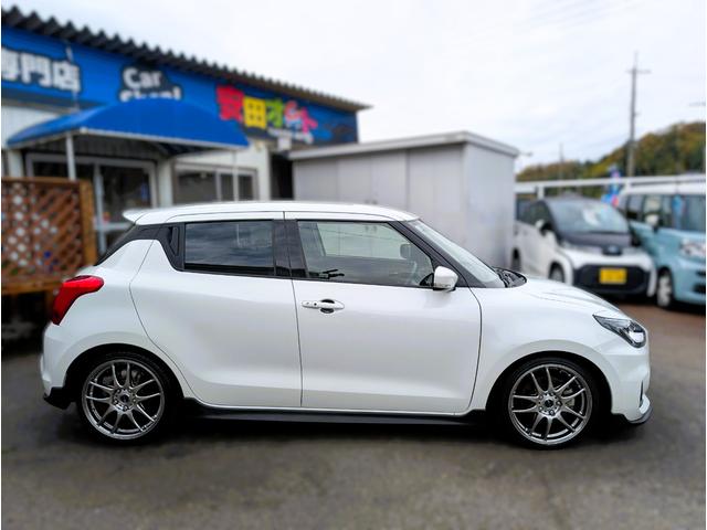 スイフトスポーツ ベースグレード セーフティサポート テイン車高調 WORK17インチアルミ モンスタースポーツマフラー 衝突軽減ブレーキサポート ブラインドスポットモニター ドラレコ シートヒーター LEDヘッド&フォグ 6速MT(19枚目)