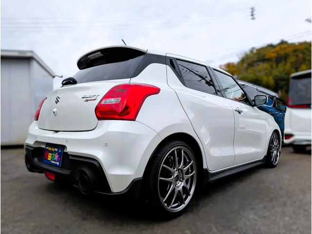 スイフトスポーツ ベースグレード セーフティサポート テイン車高調 WORK17インチアルミ モンスタースポーツマフラー 衝突軽減ブレーキサポート ブラインドスポットモニター ドラレコ シートヒーター LEDヘッド&フォグ 6速MT(20枚目)