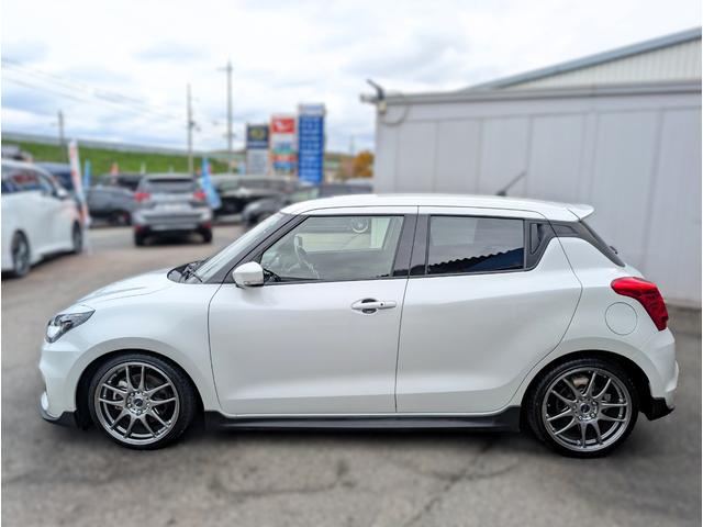 スイフトスポーツ ベースグレード セーフティサポート テイン車高調 WORK17インチアルミ モンスタースポーツマフラー 衝突軽減ブレーキサポート ブラインドスポットモニター ドラレコ シートヒーター LEDヘッド&フォグ 6速MT(24枚目)