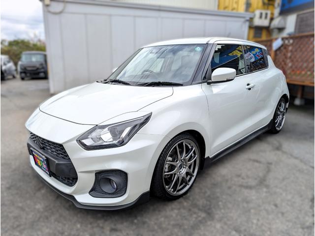 スイフトスポーツ ベースグレード セーフティサポート テイン車高調 WORK17インチアルミ モンスタースポーツマフラー 衝突軽減ブレーキサポート ブラインドスポットモニター ドラレコ シートヒーター LEDヘッド&フォグ 6速MT(25枚目)