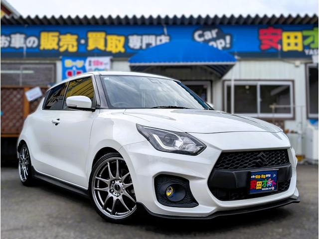 スイフトスポーツ ベースグレード セーフティサポート テイン車高調 WORK17インチアルミ モンスタースポーツマフラー 衝突軽減ブレーキサポート ブラインドスポットモニター ドラレコ シートヒーター LEDヘッド&フォグ 6速MT(38枚目)