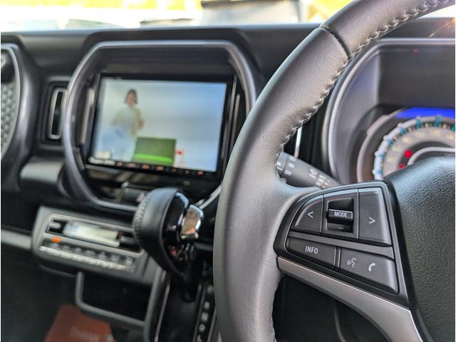 ハスラー Ｊスタイル　２トーン　大型ナビ　衝突軽減ブレーキサポート　前後ドラレコ　フルセグＴＶバックカメラブルートゥース　両席シートヒーター　コーナーセンサー　コーナーセンサー　アイドリングＳＴＯＰ　１オーナー　禁煙車（8枚目）