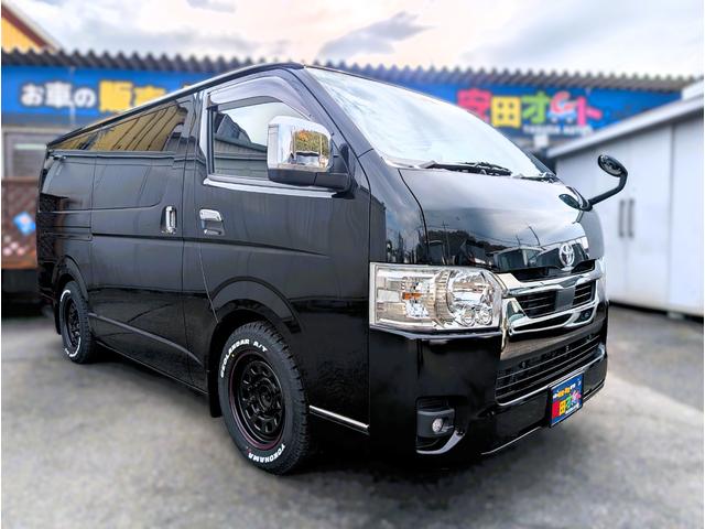 ハイエースバン スーパーＧＬ　ダークプライムＩＩ　フリップダウン　大型ナビ　デイトナホイール　新品ジオランダーホワイトレター　全方位モニター　両側パワースライド　デジタルミラー　リヤフィルム施工　衝突軽減ブレーキ　ハーフレザーシート　純正ホイール（18枚目）