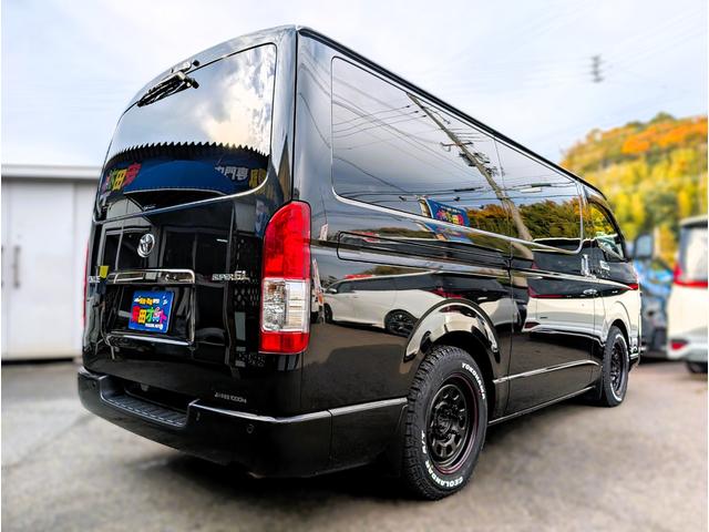 ハイエースバン スーパーＧＬ　ダークプライムＩＩ　フリップダウン　大型ナビ　デイトナホイール　新品ジオランダーホワイトレター　全方位モニター　両側パワースライド　デジタルミラー　リヤフィルム施工　衝突軽減ブレーキ　ハーフレザーシート　純正ホイール（20枚目）