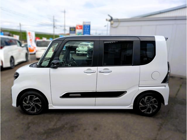 タント カスタムＸ　２トーンカラー　大型ナビ　衝突軽減ブレーキサポート　サイドガーニッシュ　ブラインドスポットモニター　タイマー付き両側パワースライドドア　フルセグＴＶバックカメラブルートゥース　運転席ロングレール　禁煙（22枚目）