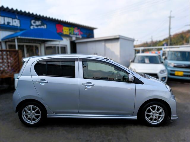 ミライース G SA エアロ ナビフルセグTV 衝突軽減ブレーキサポート アイドリングSTOP プッシュスタート スマートキー アルミホイール ETC 禁煙車(9枚目)