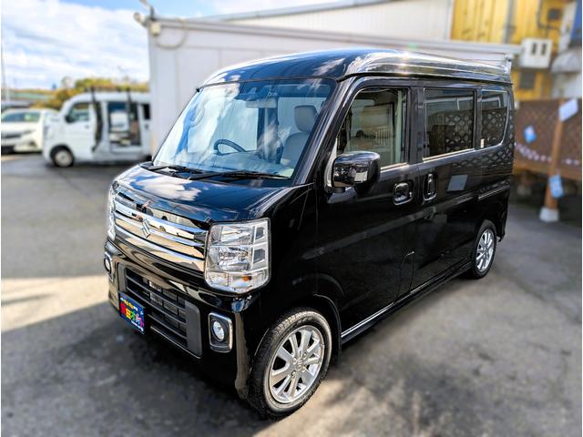 エブリイワゴン PZターボ ハイルーフ 衝突軽減ブレーキ ナビフルセグTVバックカメラブルートゥース パワースライドドア ドライブレコーダー コーナーセンサー ステアリングスイッチ 禁煙車 アイソフィックス ETC(21枚目)