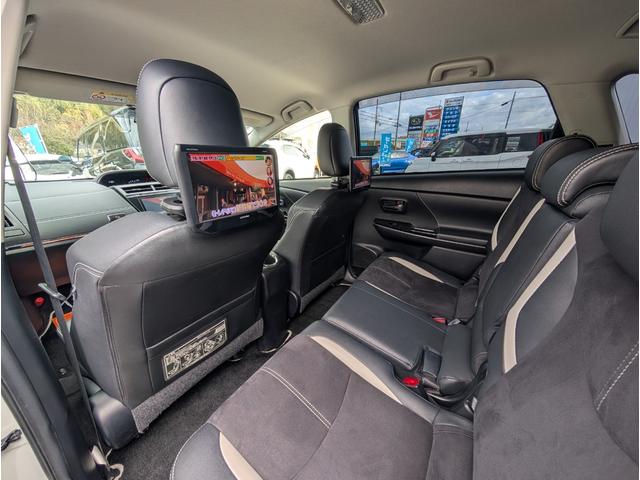 プリウスアルファ Ｓツーリングセレクション・Ｇ’ｓ　７人乗り　後席モニター　大型ナビフルセグＴＶ　前後ミラー型ドラレコ　リヤフィルム施工済み　３列シート　ステアリングスイッチ　クルコン　禁煙車　バックカメラブルートゥース（29枚目）
