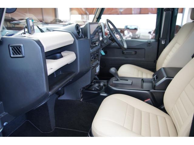 ディフェンダー ピックアップ　ＡＴ載替車両　ＮＯＸ／ＰＭ適合車　本革シート張替済　社外ステアリング　社外１０インチディスプレイオーディオ　専用ビルトインキッド取付　サイドステップブラック　社外グリル　ＬＥＤサイドランプ（37枚目）