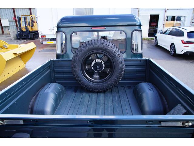 ディフェンダー ピックアップ　ＡＴ載替車両　ＮＯＸ／ＰＭ適合車　本革シート張替済　社外ステアリング　社外１０インチディスプレイオーディオ　専用ビルトインキッド取付　サイドステップブラック　社外グリル　ＬＥＤサイドランプ（45枚目）