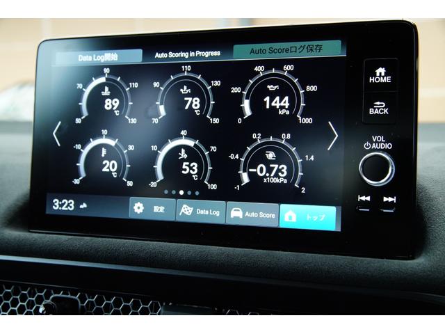 シビック タイプR レーシングブラックパッケージ 法人ワンオーナー レーシングブラックPKG ホンダコネクト 純正ナビ タイプR専用メーター 純正ナビ 地デジ BT バックカメラ ACC ブラインドスポットモニター 絶正19インチAW(21枚目)