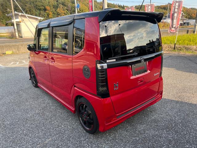 Ｎ－ＢＯＸカスタム Ｇ　ＳＳパッケージ　両側パワスラ　メモリーナビ　バックカメラ　車高調　ローダウン　社外ＬＥＤテール　フロントリップ　ＥＴＣ　地デジ　スマートキー　ＨＩＤ（5枚目）