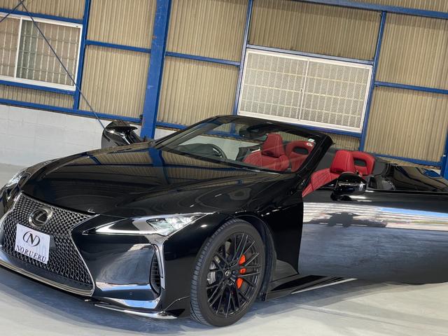 ＬＣ ＬＣ５００　コンバーチブル　ＴＲＤ鍛造２１ＡＷ　モデリスタエアロＦ　Ｓ　Ｒ　ＴＲＤミラーカバー　オレンジキャリパー　赤革シート　ヘッドアップディスプレイ　フルセグＴＶ　バックカメラ　クルーズコントロール　ＬＥＤヘッドライト（48枚目）