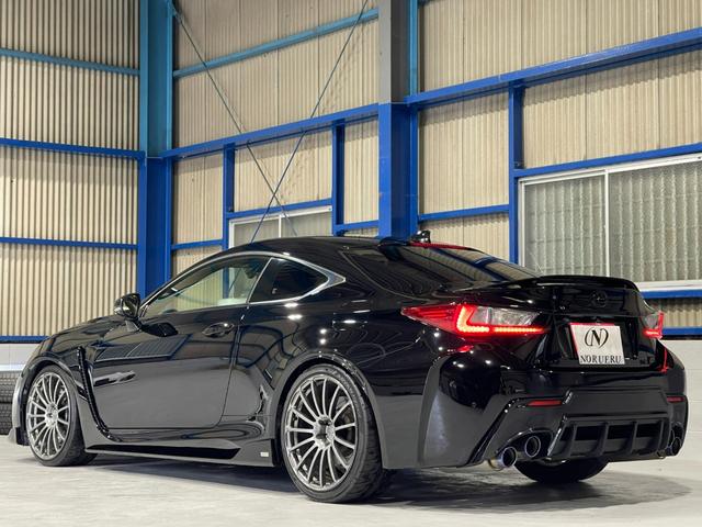 ＲＣ Ｆ ベースグレード　ＴＯＭＳエアロ（Ｆ，Ｓ，Ｒ）ＴＯＭＳリミッターカット　ＴＯＭＳスロコン　ＡＰＥＸマフラー　ブリッツ車高調　アドバンＭＯＤＥＬ／Ｆ１５２０インチ　ＩＧＬＡ２＋セキュリティー　本革シート　フルセグＴＶ（9枚目）