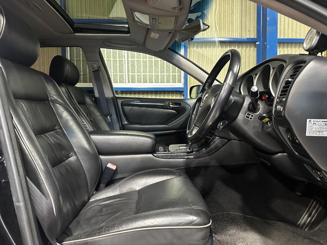 アリスト V300ベルテックスエディション 黒革 サンルーフ バーディークラブ車高調 フジツボマフラー ボルクレーシング18インチ HKSブーストコントローラー HKSメタルキャタライザー HKSインタークーラーパイピングキット(15枚目)