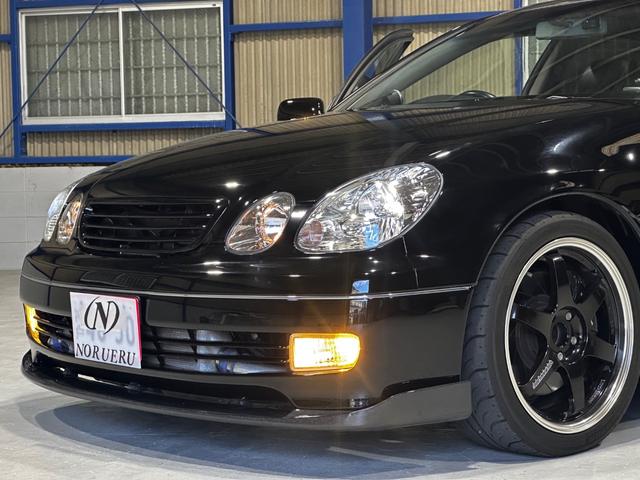 アリスト V300ベルテックスエディション 黒革 サンルーフ バーディークラブ車高調 フジツボマフラー ボルクレーシング18インチ HKSブーストコントローラー HKSメタルキャタライザー HKSインタークーラーパイピングキット(34枚目)