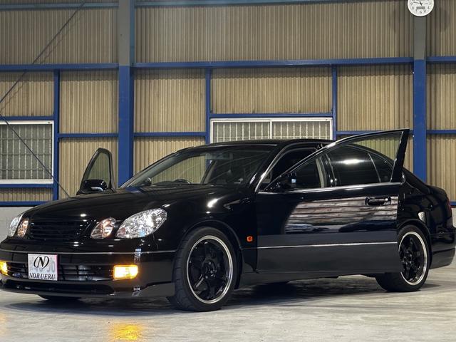 アリスト V300ベルテックスエディション 黒革 サンルーフ バーディークラブ車高調 フジツボマフラー ボルクレーシング18インチ HKSブーストコントローラー HKSメタルキャタライザー HKSインタークーラーパイピングキット(38枚目)