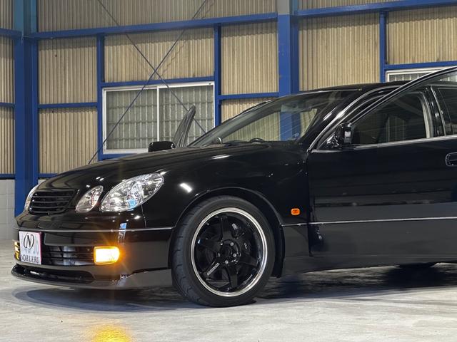 アリスト V300ベルテックスエディション 黒革 サンルーフ バーディークラブ車高調 フジツボマフラー ボルクレーシング18インチ HKSブーストコントローラー HKSメタルキャタライザー HKSインタークーラーパイピングキット(40枚目)