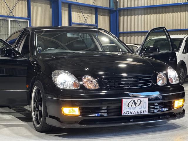 アリスト V300ベルテックスエディション 黒革 サンルーフ バーディークラブ車高調 フジツボマフラー ボルクレーシング18インチ HKSブーストコントローラー HKSメタルキャタライザー HKSインタークーラーパイピングキット(41枚目)