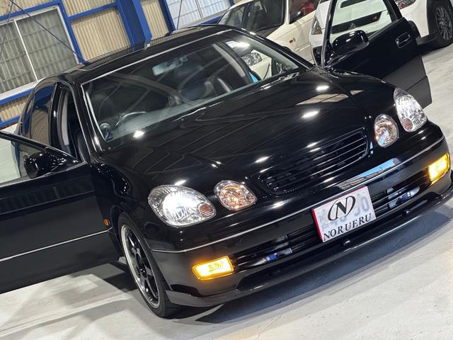 アリスト V300ベルテックスエディション 黒革 サンルーフ バーディークラブ車高調 フジツボマフラー ボルクレーシング18インチ HKSブーストコントローラー HKSメタルキャタライザー HKSインタークーラーパイピングキット(42枚目)