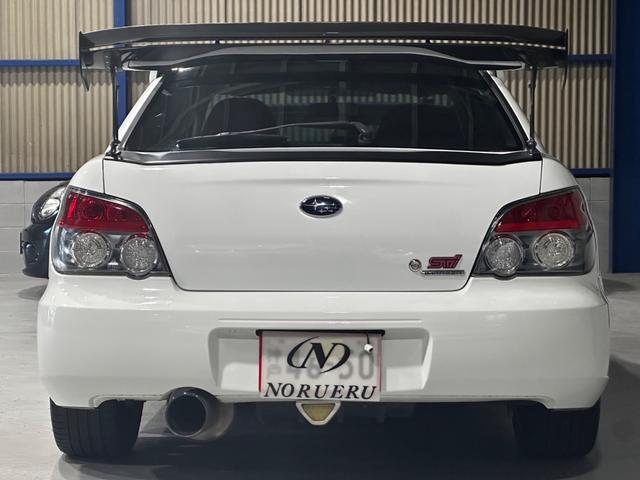 インプレッサ WRX STi F型 社外ボンネット ボルテックスGTウイング HKSマフラー 車高調 HKSブーストコントローラー 社外ヘッドライト 社外ナビ TV ETC タイミングベルト交換済み(6枚目)