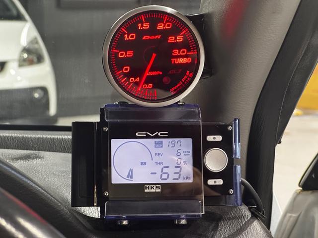 インプレッサ WRX STi F型 社外ボンネット ボルテックスGTウイング HKSマフラー 車高調 HKSブーストコントローラー 社外ヘッドライト 社外ナビ TV ETC タイミングベルト交換済み(27枚目)