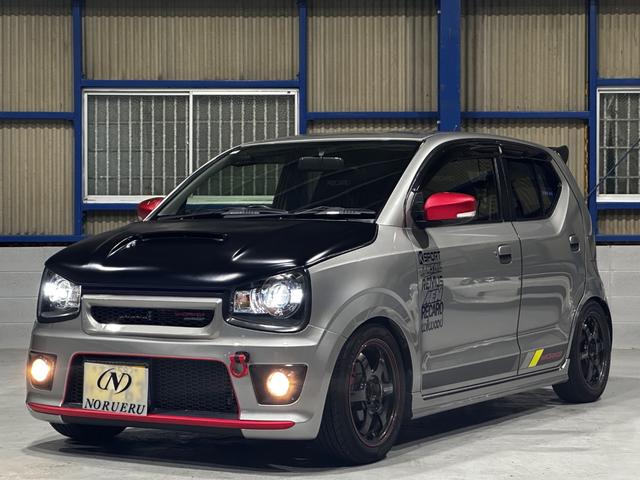 アルトワークス 　ＨＫＳマフラー　レイズＴＥ３７　１５インチ　ｎａｖｉｃ車高調　社外ボンネット　社外ディスプレイオーディオ　バックカメラ（4枚目）