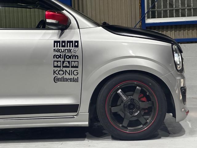 アルトワークス 　ＨＫＳマフラー　レイズＴＥ３７　１５インチ　ｎａｖｉｃ車高調　社外ボンネット　社外ディスプレイオーディオ　バックカメラ（16枚目）