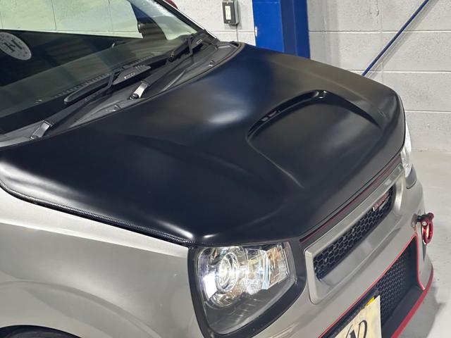 アルトワークス 　ＨＫＳマフラー　レイズＴＥ３７　１５インチ　ｎａｖｉｃ車高調　社外ボンネット　社外ディスプレイオーディオ　バックカメラ（18枚目）